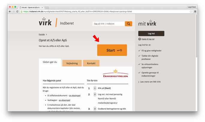 Gå til Virk.dk