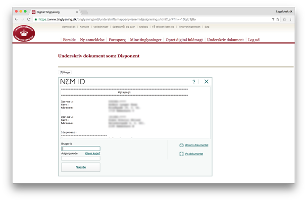 Underskriv med Nem-ID
